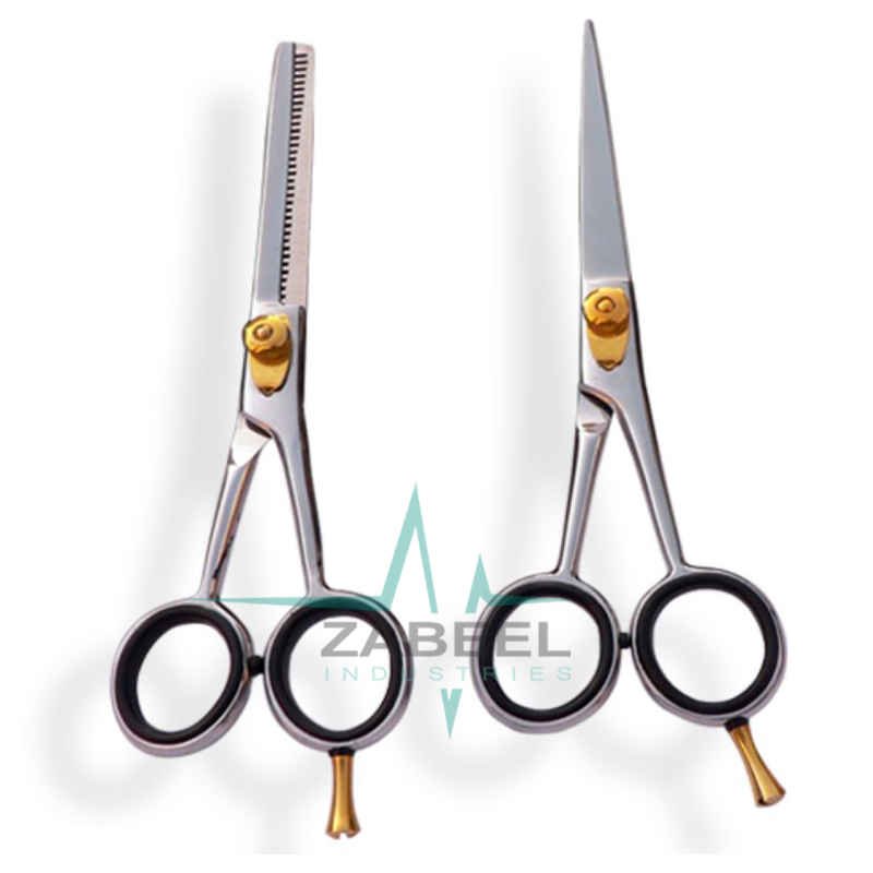 Cutting Set Scissors Black Ring ZaBeel