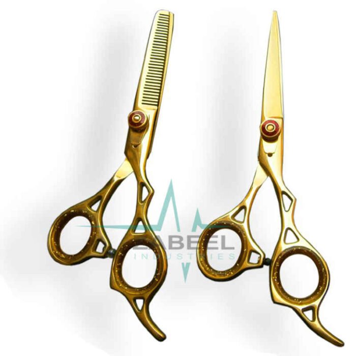 Cutting Set Scissors Golden Color ZaBeel