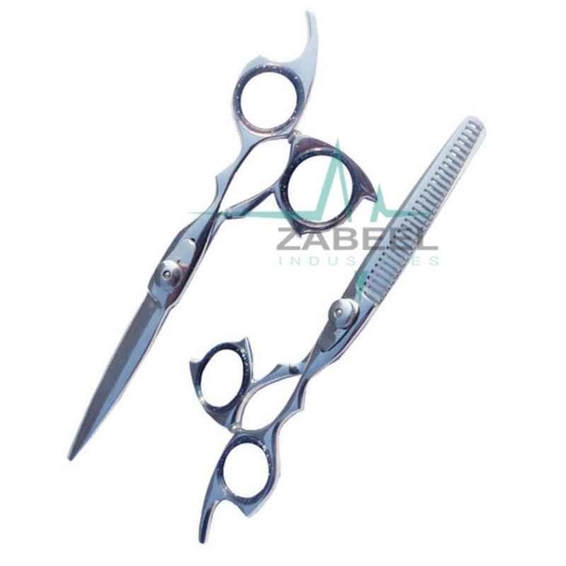 Cutting Set Scissors Gray Color Coating ZaBeel