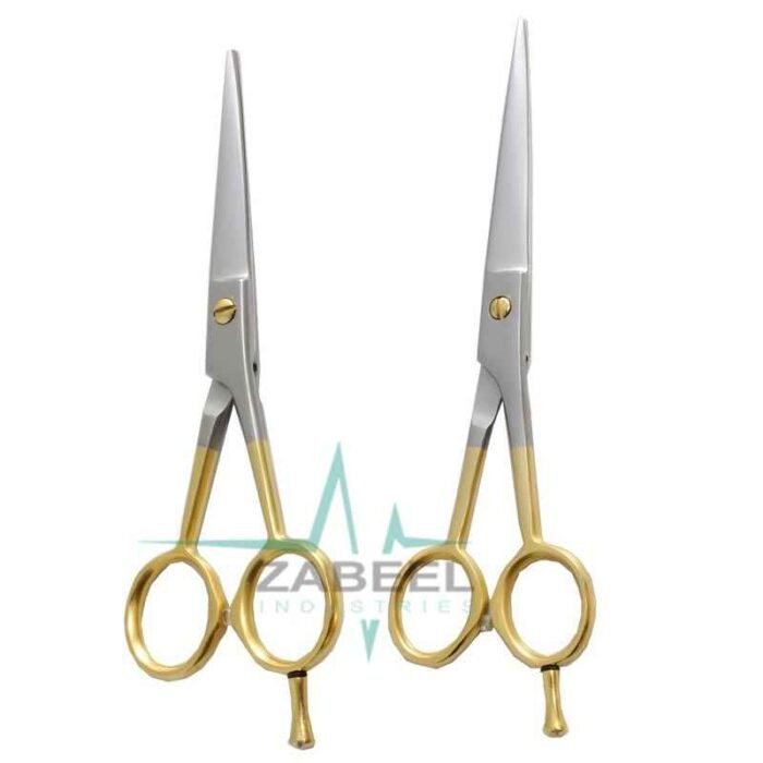 Cutting Set Scissors Half Gold ZaBeel