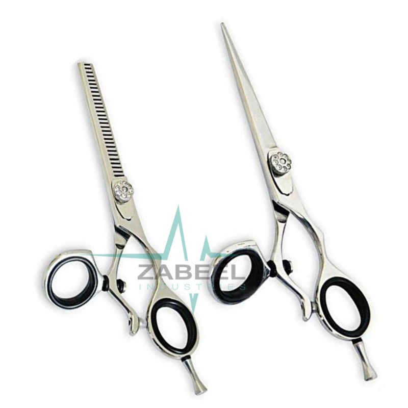 Cutting Set Scissors With Black Ring ZaBeel