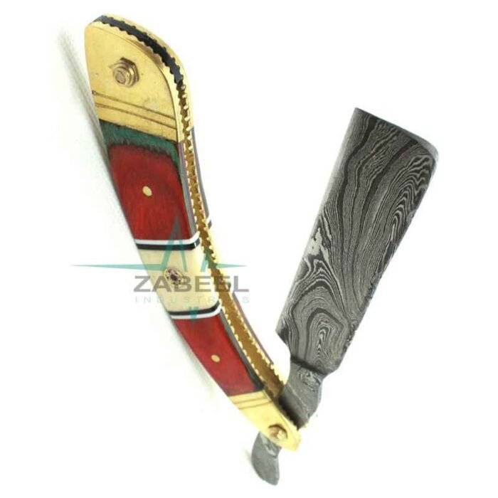 Damascus Steel Straight Razor Shaving ZaBeel