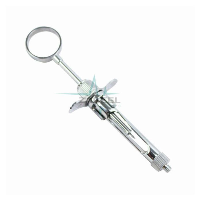 Dental Aspirating Folding Syringe Stainless Steel Zabeel
