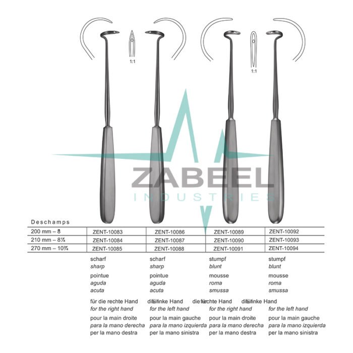 Deschamps Ligature Needles Zabeel