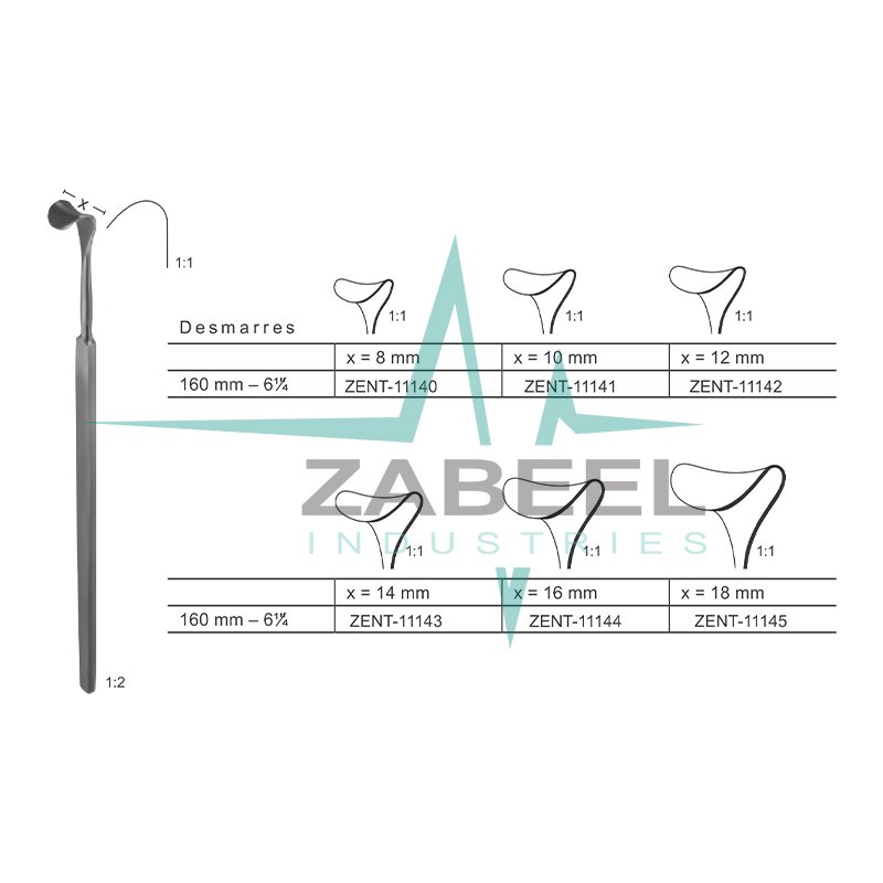 Desmarres Retractors Zabeel
