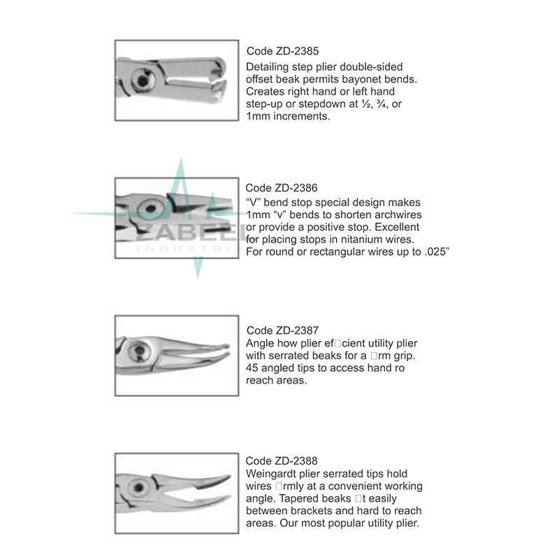 Detailing Step Plier Double-Sided Zabeel