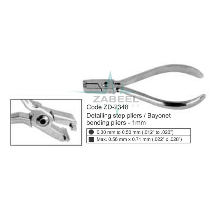 Detailing Step Pliers Bayonet Bending Pliers Zabeel