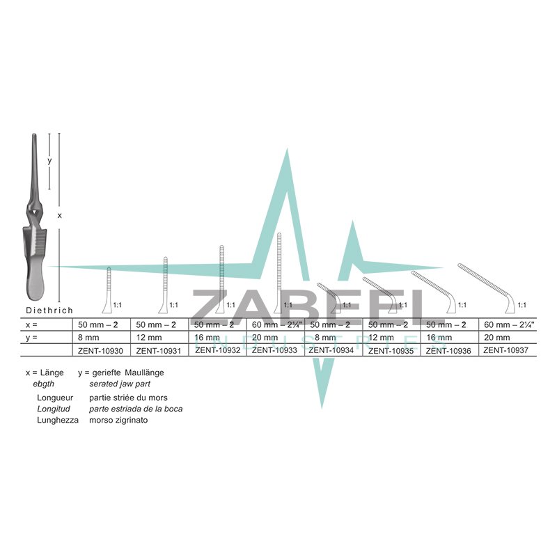 Diethrich Haemostatic Forceps Zabeel