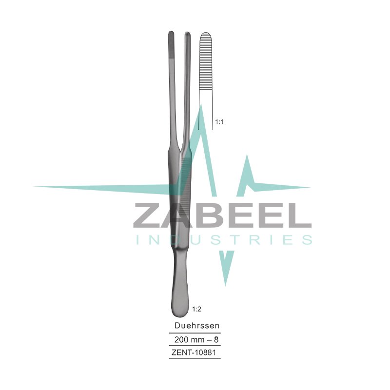 Duehrssen Dressing Forceps Zabeel