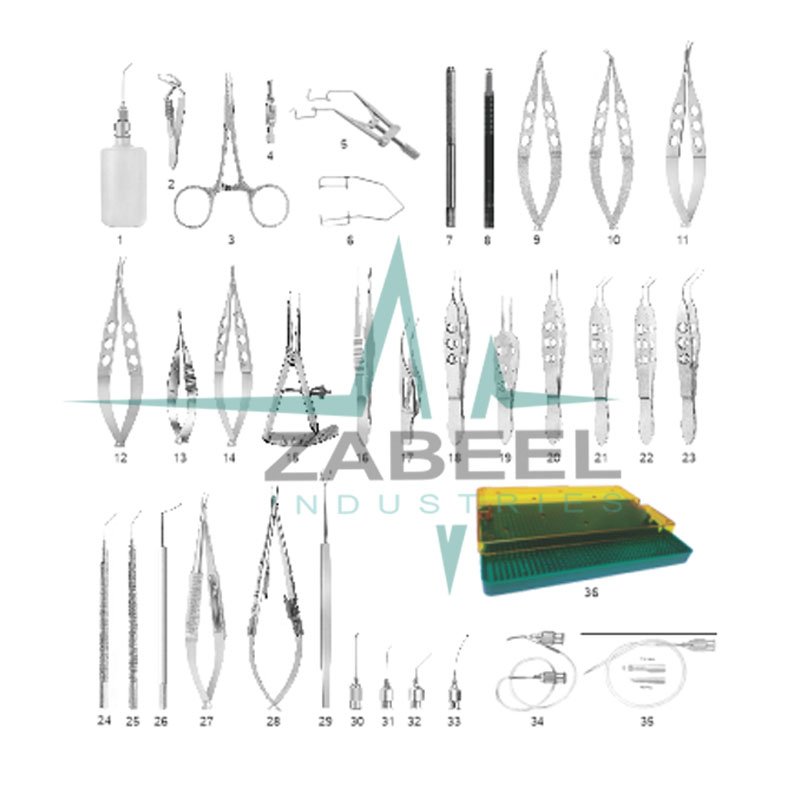 Extra Capsular Cataract Extraction Set/331 ZaBeel