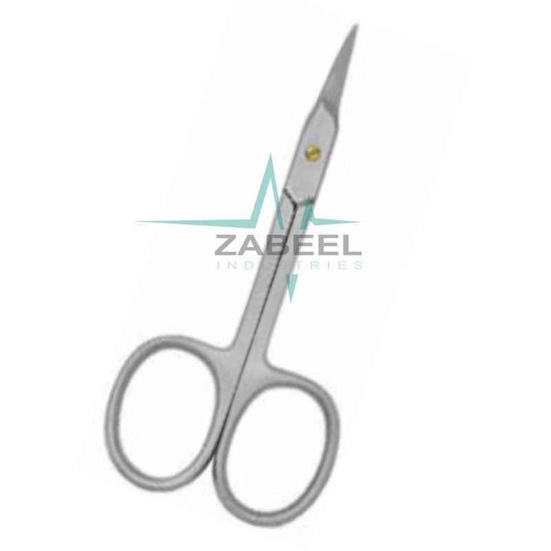 Fine Point Cuticle Scissors Str/Cvd ZaBeel