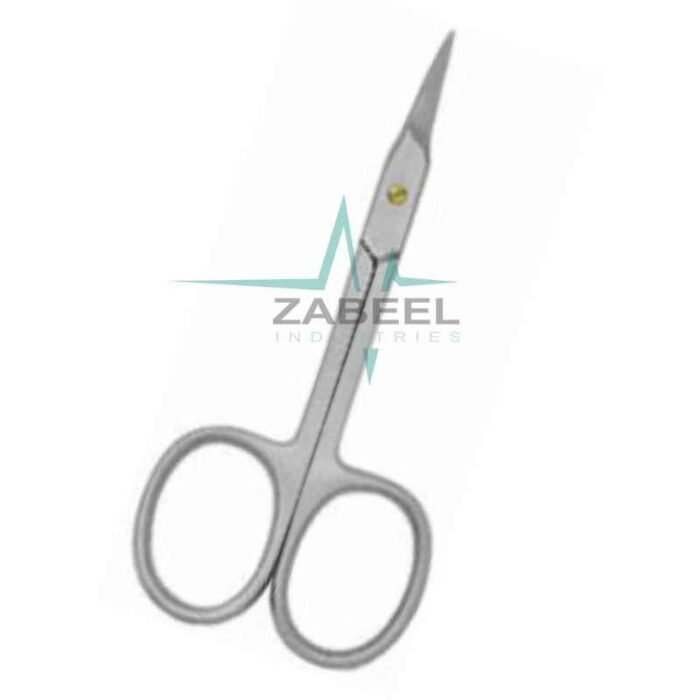 Fine Point Cuticle Scissors Str/Cvd ZaBeel