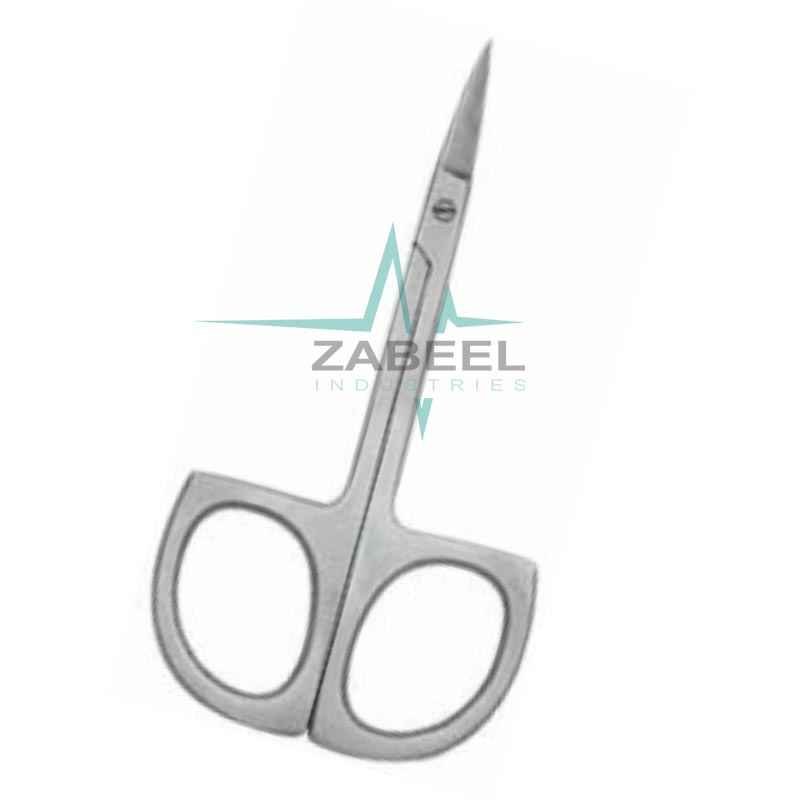 Fine Point Cuticle Scissors Str/Cvd ZaBeel