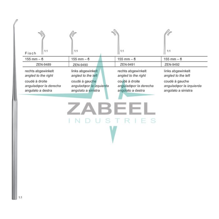 Fisch Micro Ear-Raspatories Zabeel