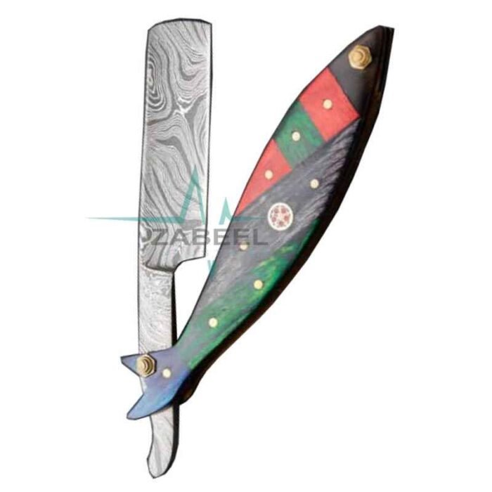 Fish Style Standard Damascus Razor ZaBeel