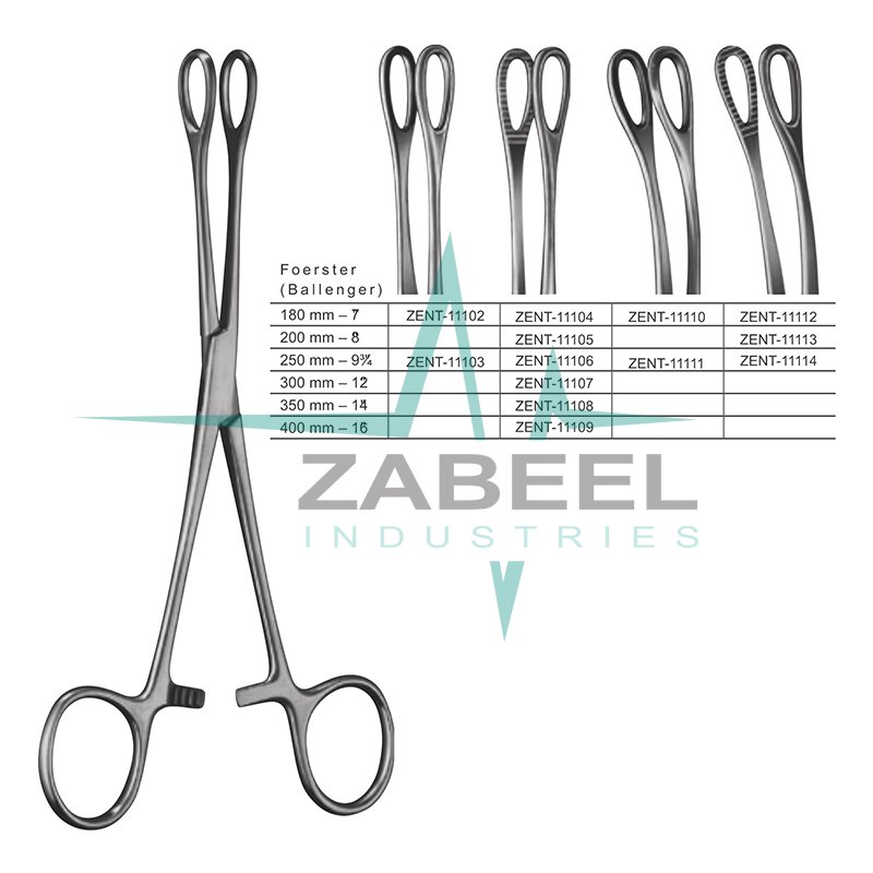 Foerster Ballenger Sponge Holding Forceps Zabeel