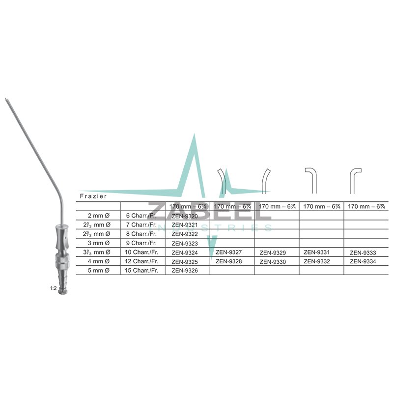 Frazier Suction Tube Zabeel
