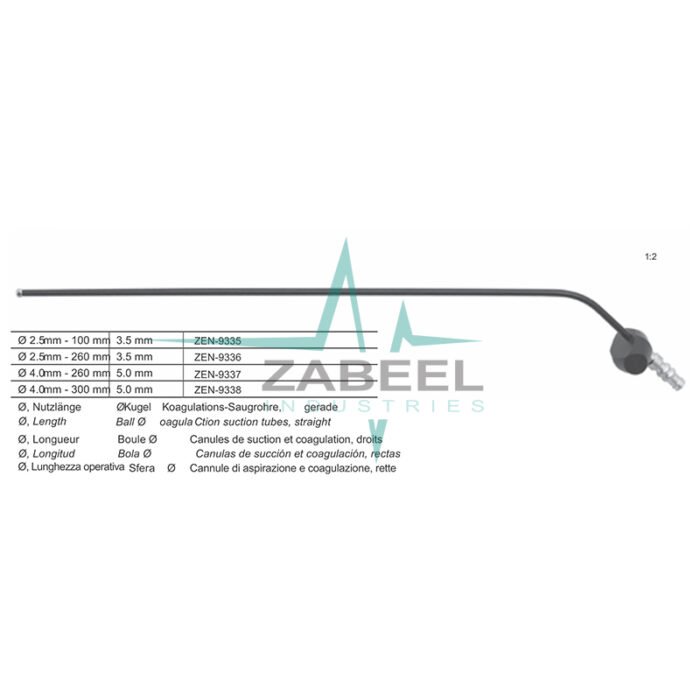 Frazier Suction Tube Zabeel