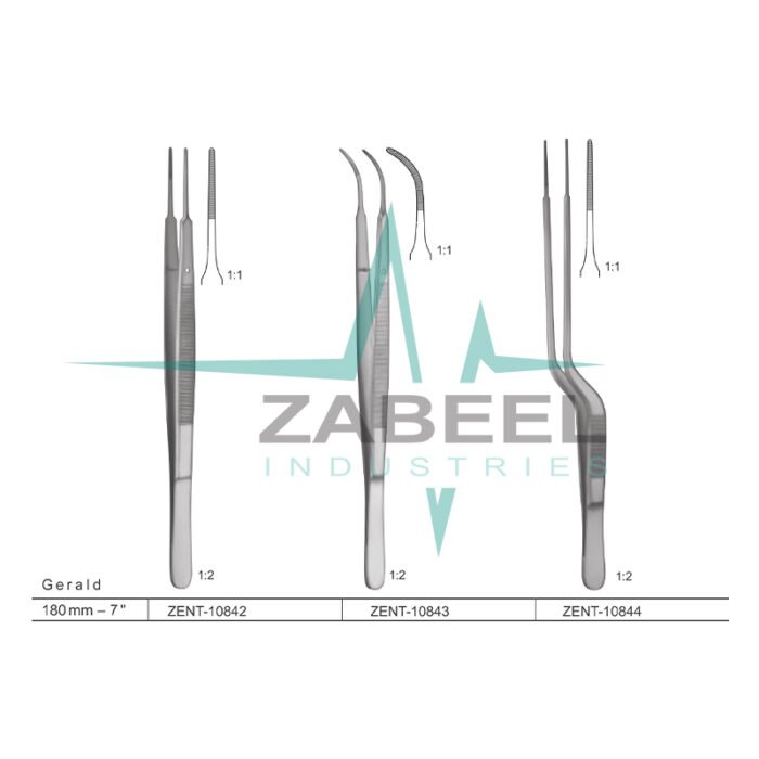 Gerald Dressing Forceps Zabeel