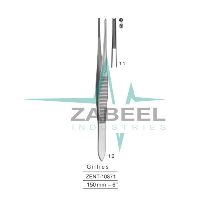Gillies Dissecting Forceps Zabeel