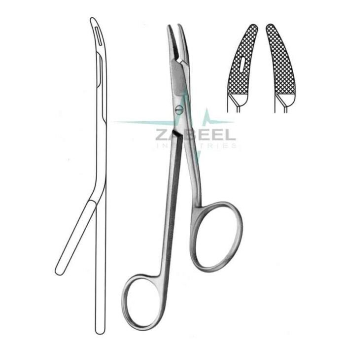 Gillies Needle Holder with Scissors - Standard Zabeel Gillies Needle Holder with Scissors - Standard Zabeel