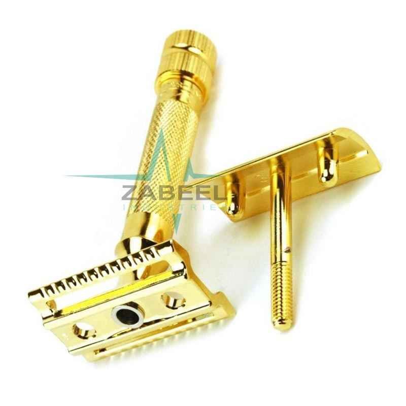 Golden Plated Safety Razor ZaBeel