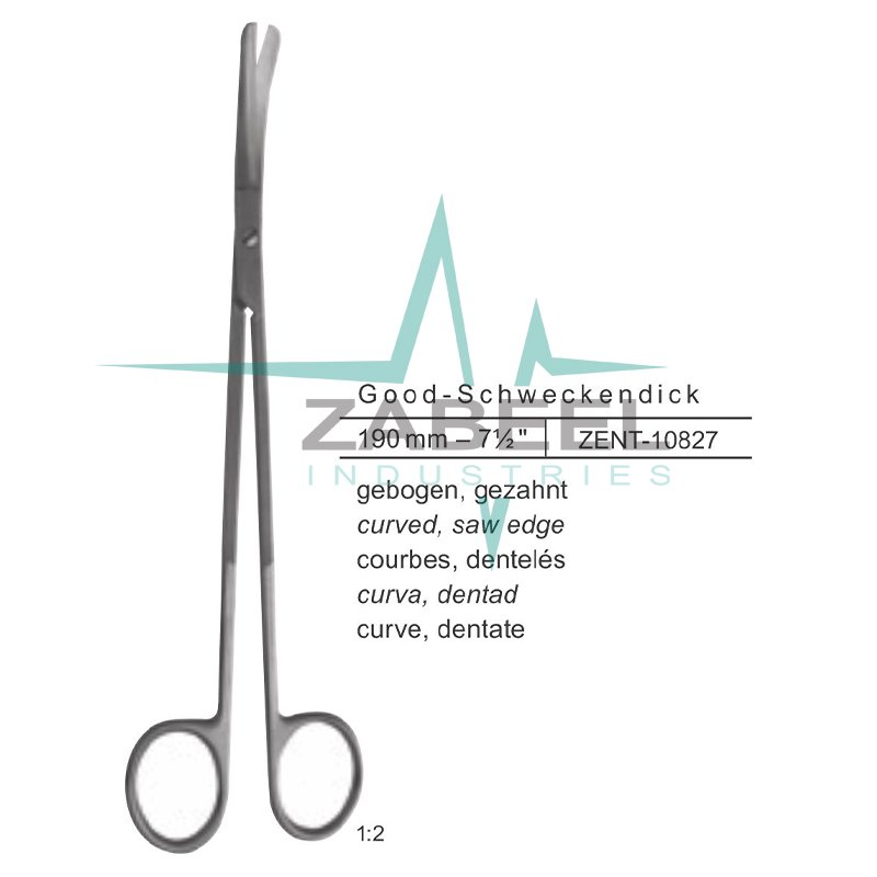 Good - Schweckendick Tonsil Scissors Zabeel