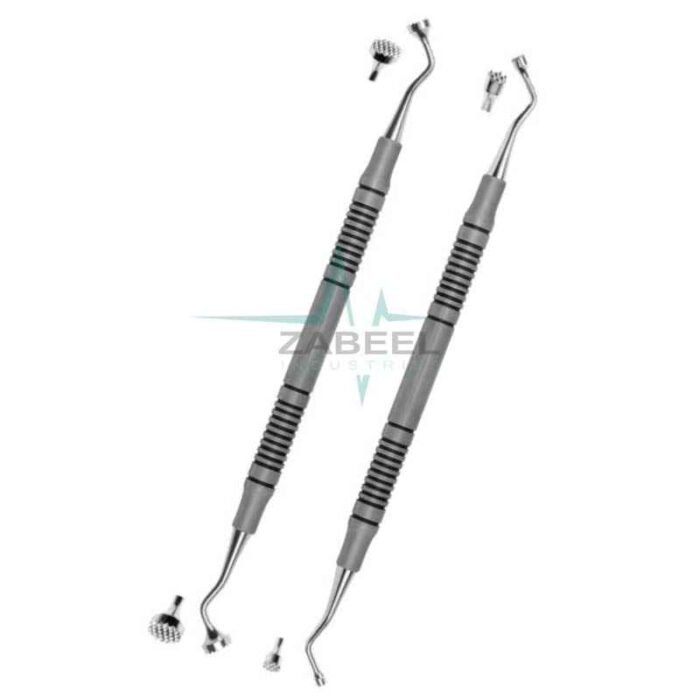 Graft Packer Serrated Tips De 6/8mm Zabeel