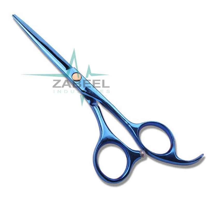 Hair Dressing Scissor Blue Color Zabeel
