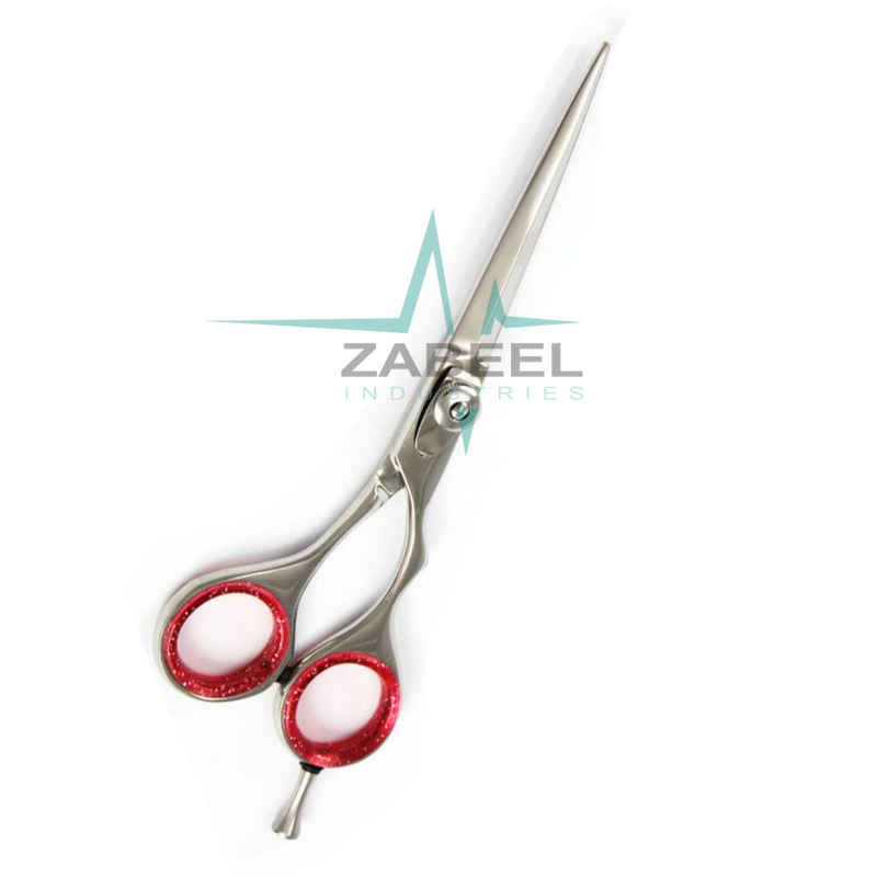 Hair Dressing Scissors Red Color ZaBeel