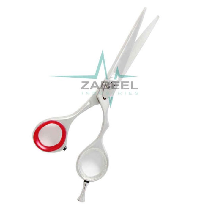 Hair Dressing Scissors White Color Zabeel