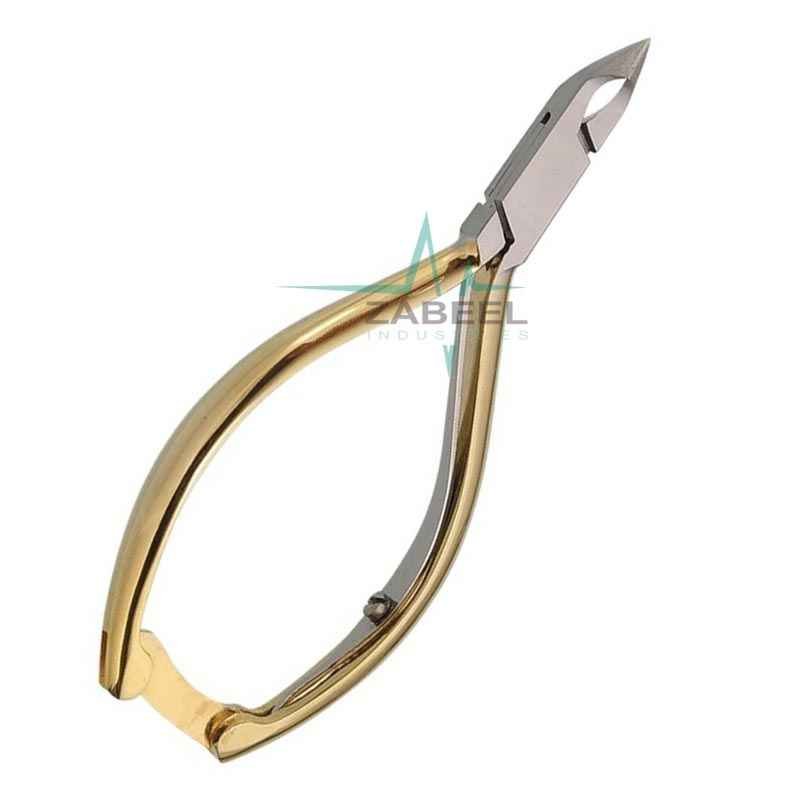 Half Gold Plated Nail Nippers ZaBeel