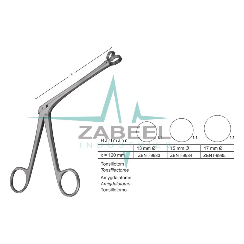 Hartmann Tonsil instruments Zabeel