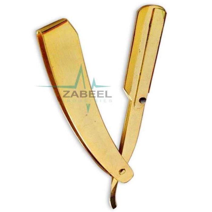 Heavy Steel Golden Single Blade Barber Razor ZaBeel