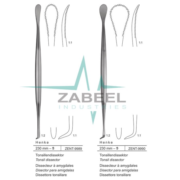 Henke Tonsil instruments Zabeel