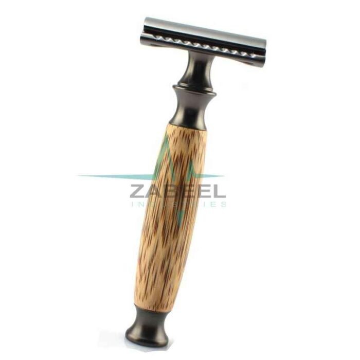 High Quality Bamboo Handle Double Safety Shaving Razor Zabeel