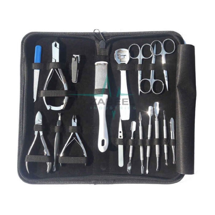 High Quality Manicure Pedicure Stainless Steel Professional Kit ZaBeel High Quality Manicure Pedicure Stainless Steel Professional Kit ZaBeel
