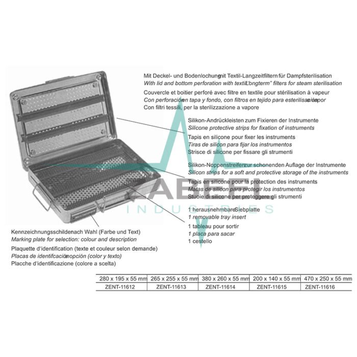 Instrument Trays Made Of Stainless Steel Zabeel