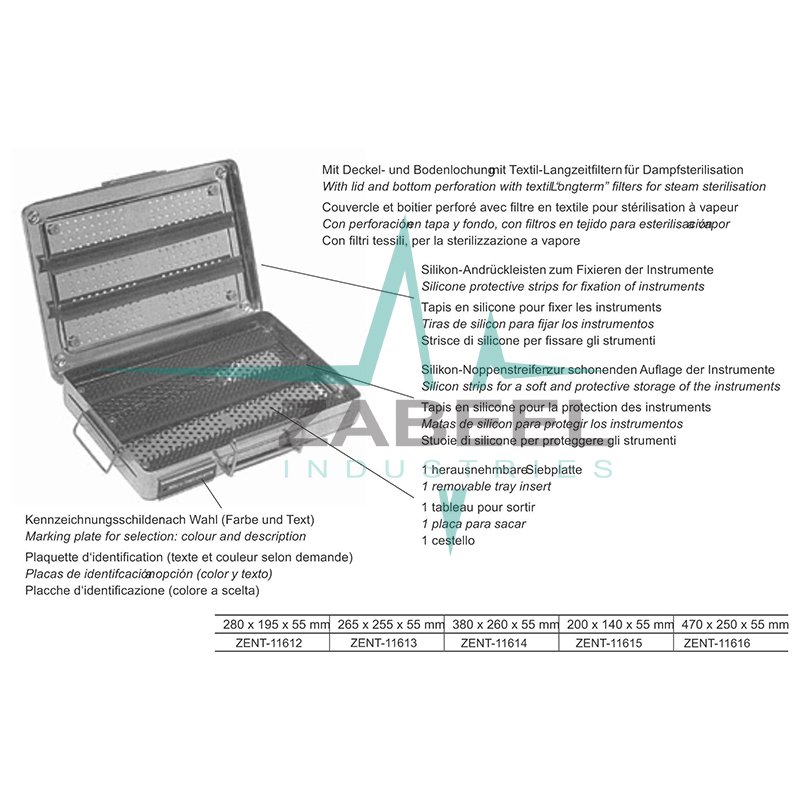 Instrument Trays Made Of Stainless Steel Zabeel