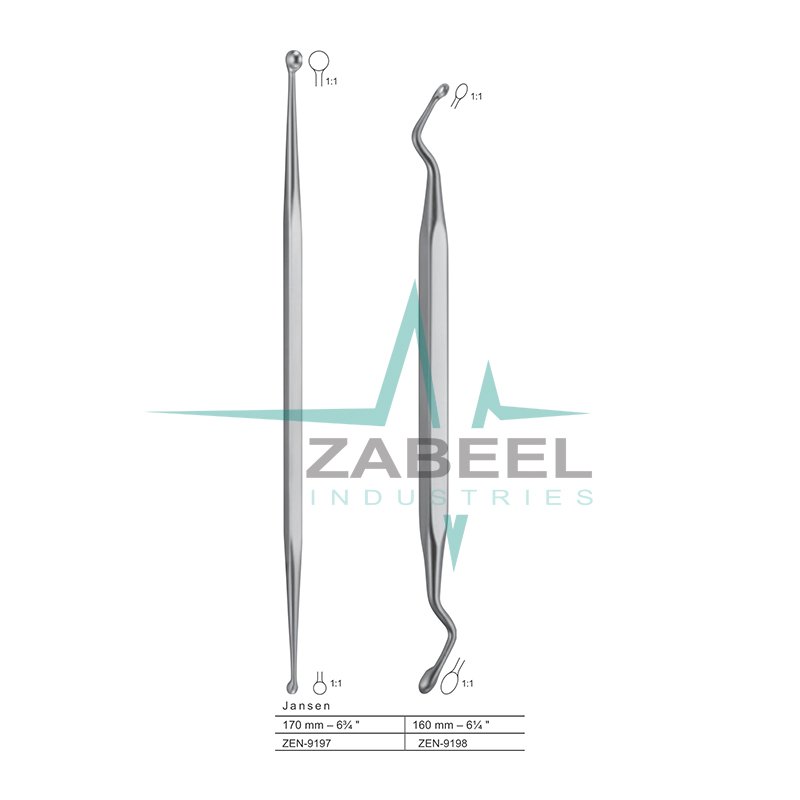 Jansen Ear curettes Zabeel