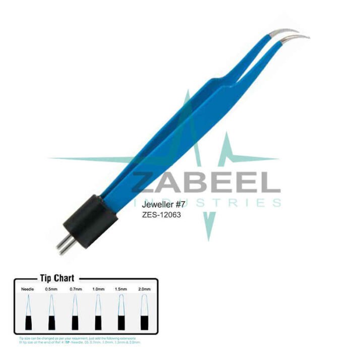 Jeweller #7 Coaptaotion US Bipolar Forceps Zabeel
