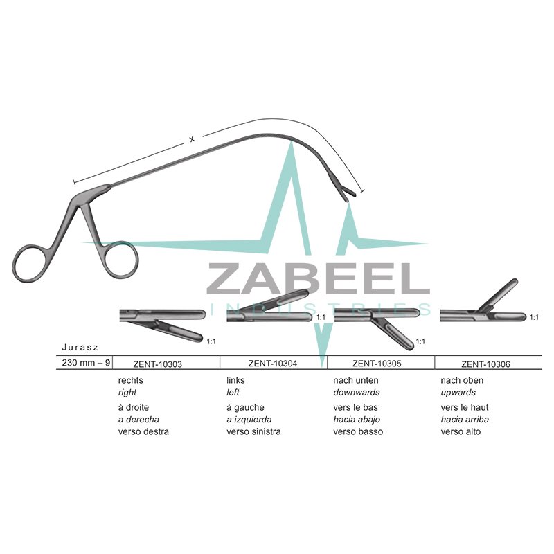Jurasz Laryngeal Polypus Forceps Zabeel