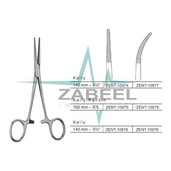 Kelly Haemostatic Forceps Zabeel