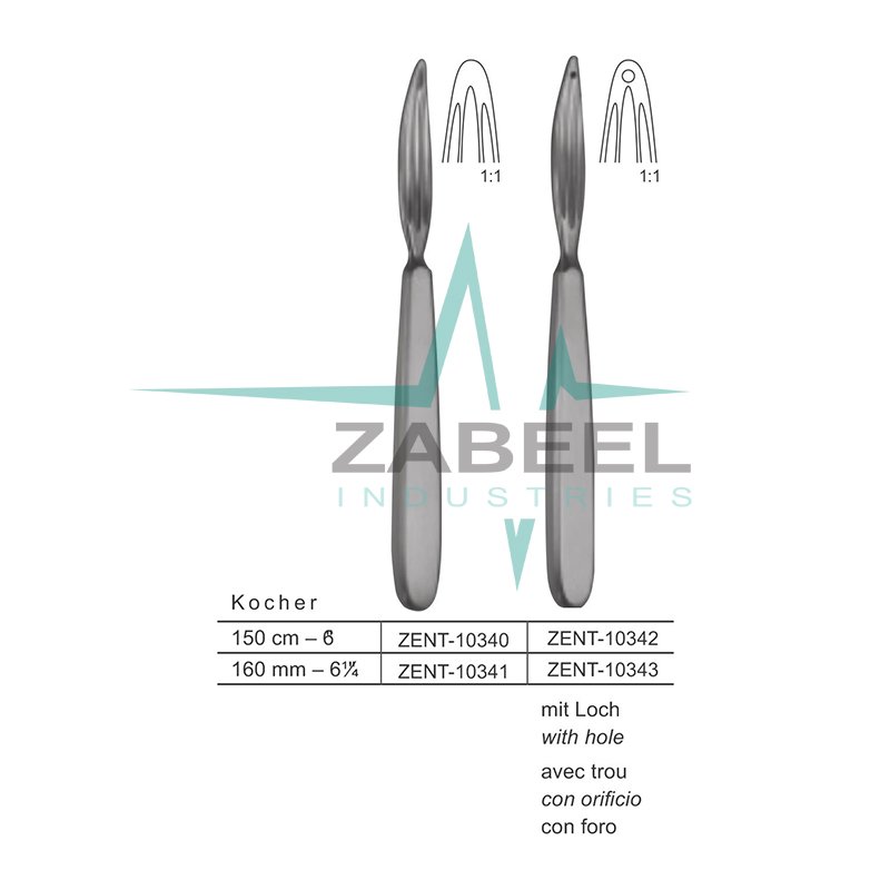 Kocher Goitre Enucleator Zabeel