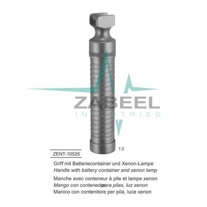 Laryngoscope Handles – Cold light Zabeel