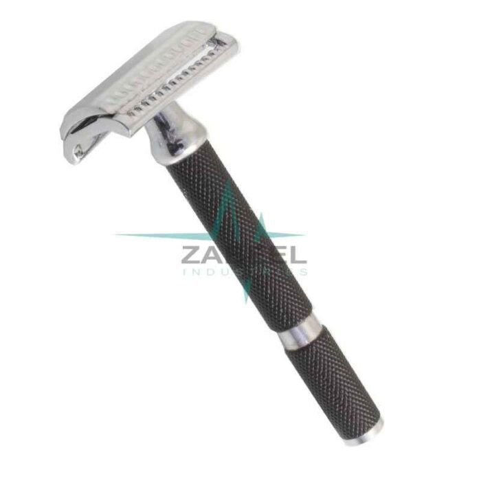 Leather Double Edge Safety Razor Closed Comb ZaBeel