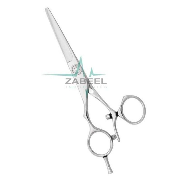 Left Hand Double Swivel Thumb Shears Hair Cutting Scissors ZaBeel