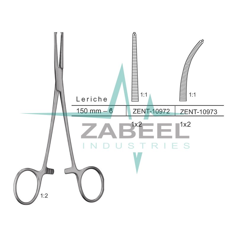 Leriche Haemostatic Forceps Zabeel