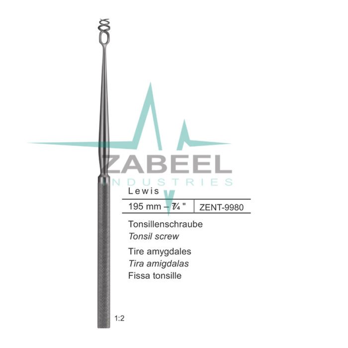 Lewis Tonsil instruments Zabeel