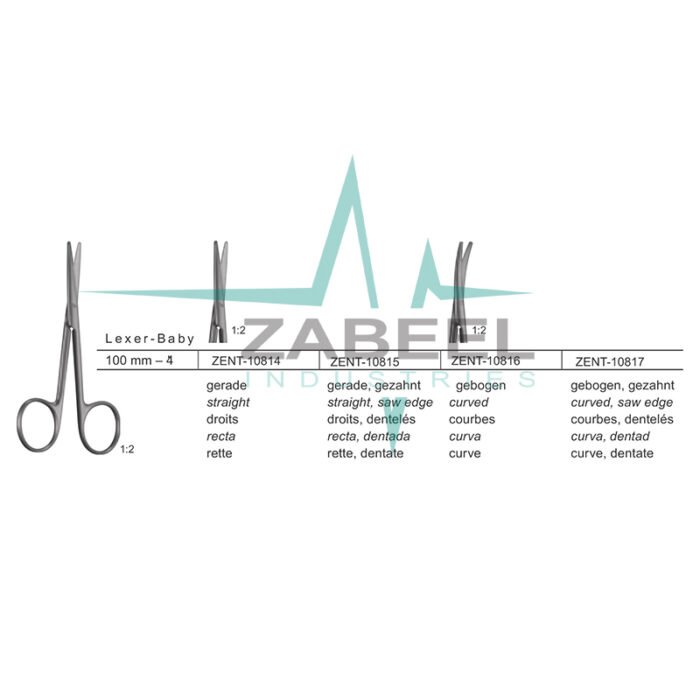 Lexer - Baby Fine Scissors Zabeel